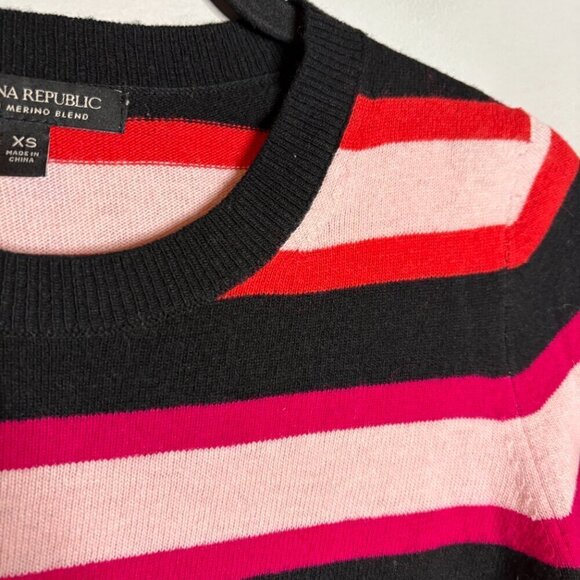 Banana Republic striped merino wool blend sweater - Picture 2 of 5